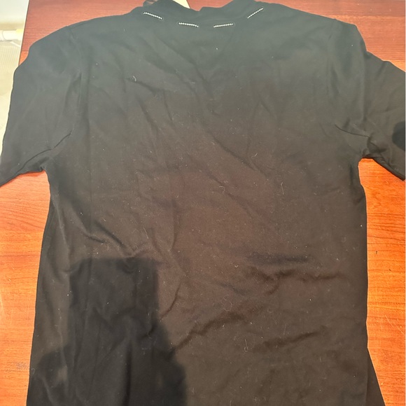 Linder Darby V Neck Dog Tag Black T Shirt - Picture 4 of 7